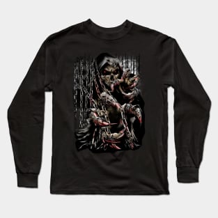 evil skeleton Long Sleeve T-Shirt